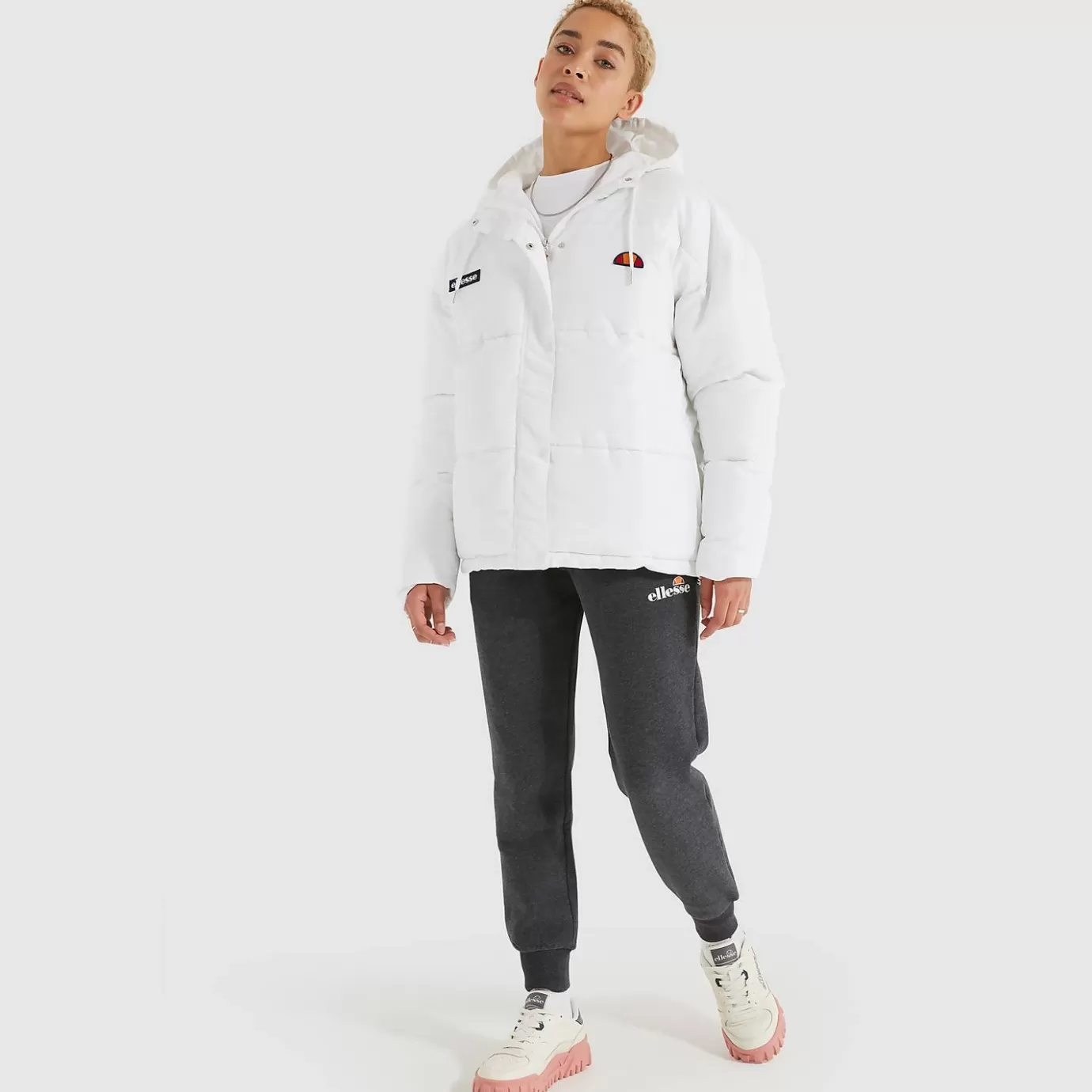 Ellesse Jackets & Coats-Women's Pejo Padded Jacket White