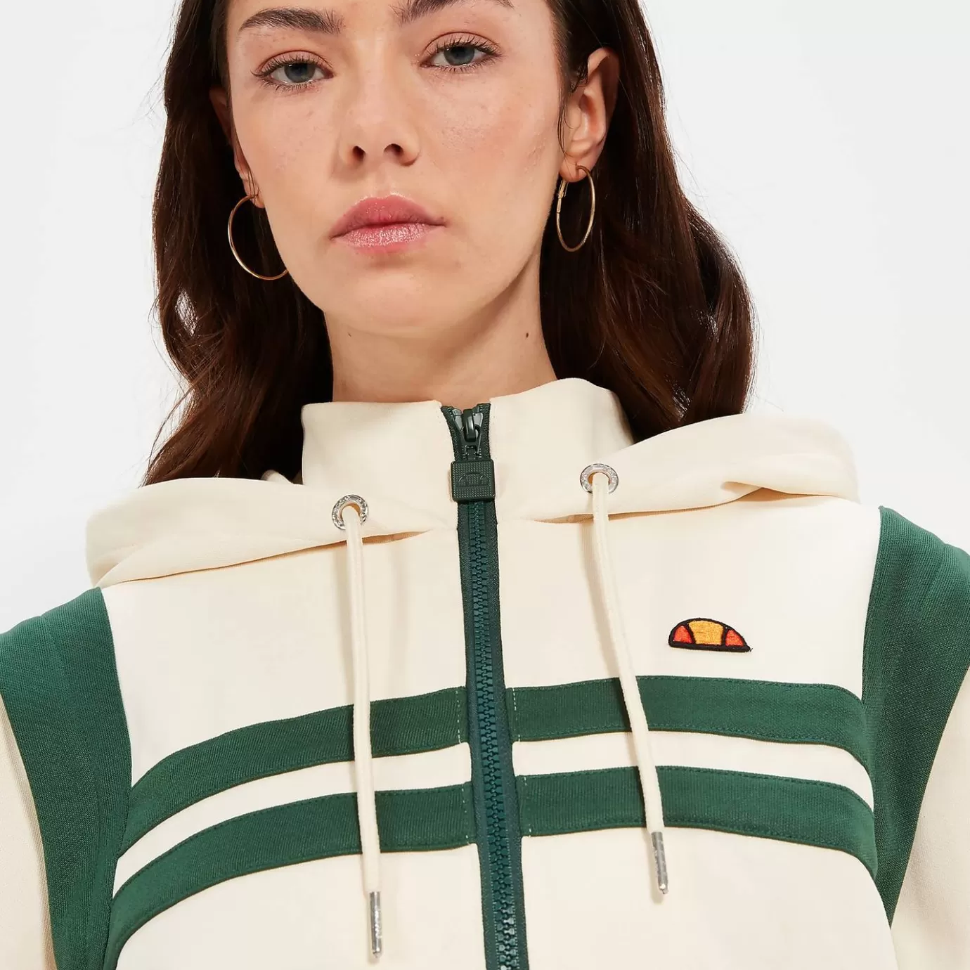 Ellesse Sartoria-Women's Perna Crop Track Top Off White