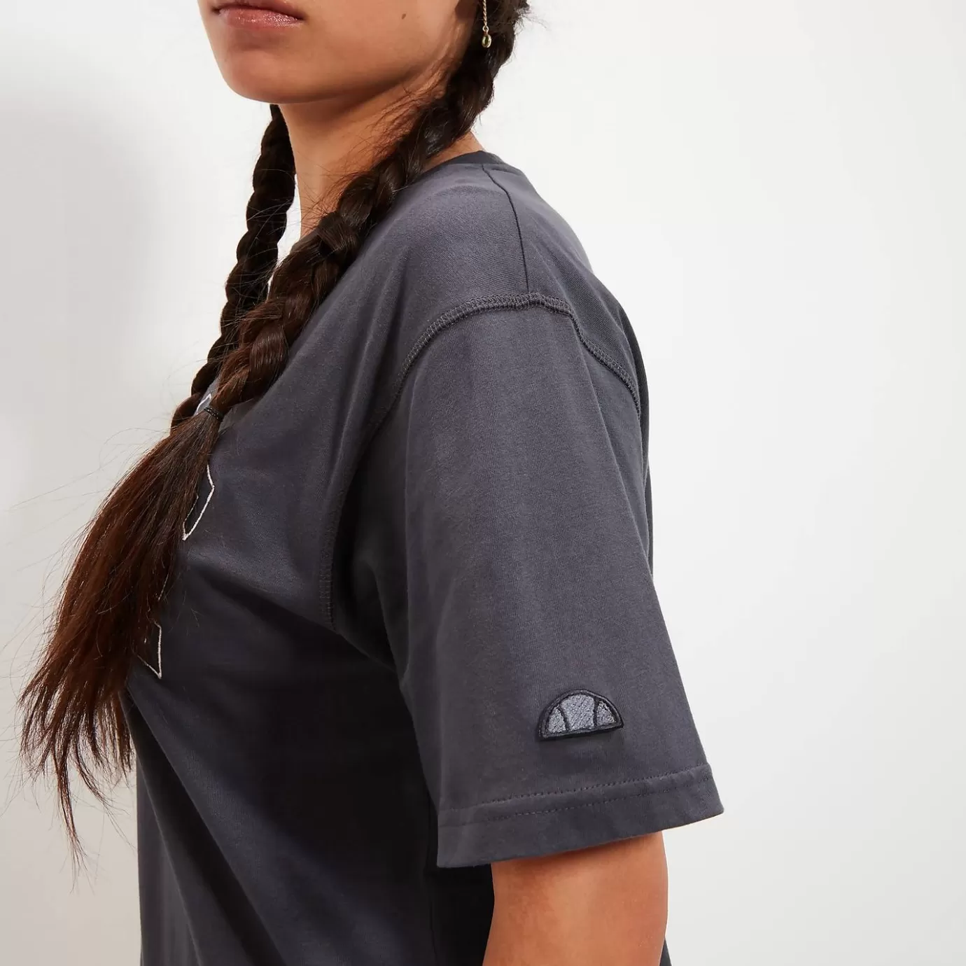 Ellesse Tops-Women's Silvestri Tee Dark Grey