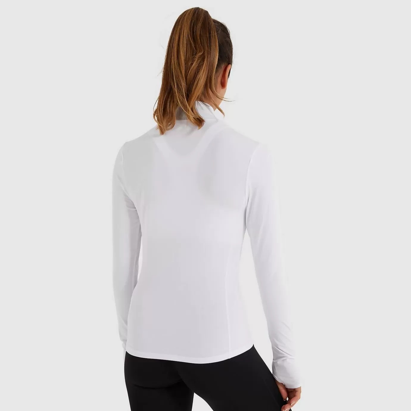 Ellesse Fitness | Tops-Women's Sofira 1/4 Zip Top White