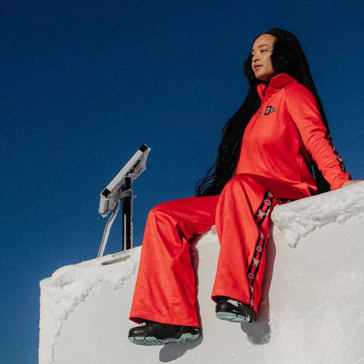 Ellesse Tomorrowland X Ellesse | Ski | Tracktops & Tracksuits-Women's Tomorrowland X Track Pant Red