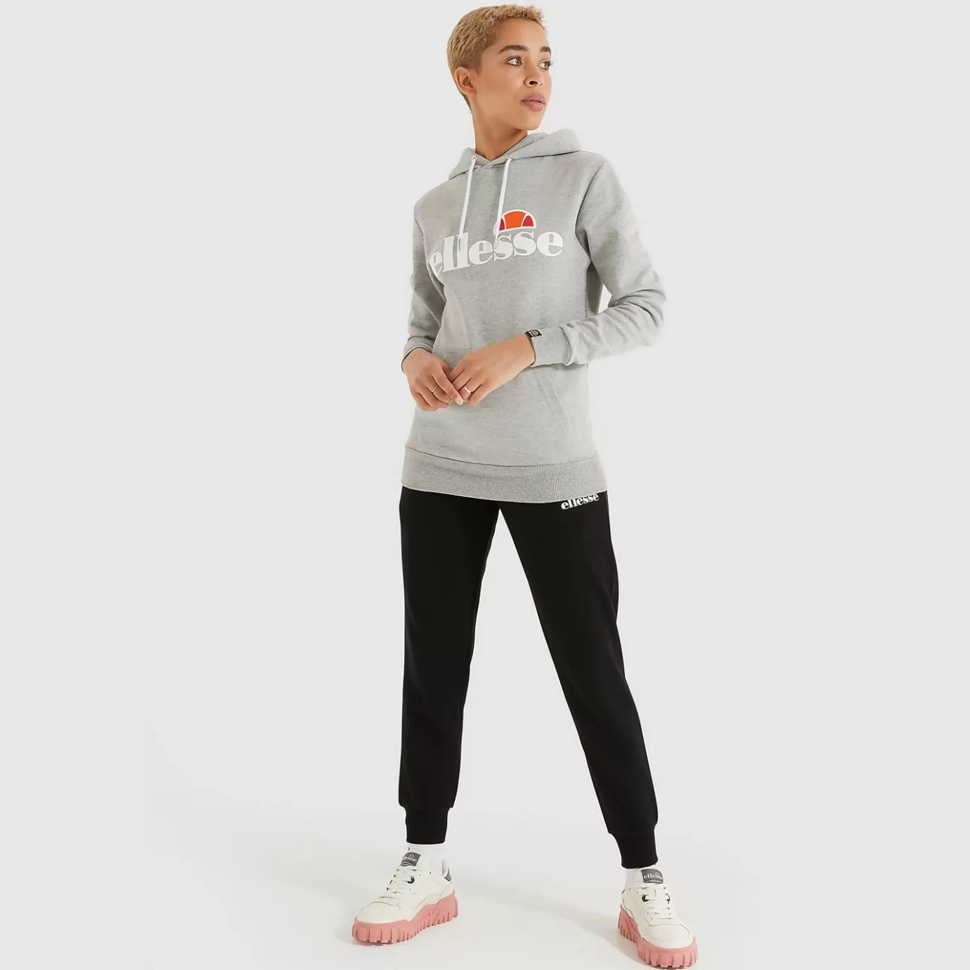 Ellesse Ellesse ICONS | Hoodies & Sweatshirts-Women's Torices OH Hoody Grey Marl