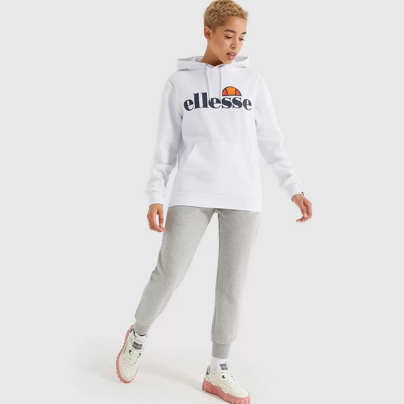 Ellesse Ellesse ICONS | Hoodies & Sweatshirts-Women's Torices OH Hoody White