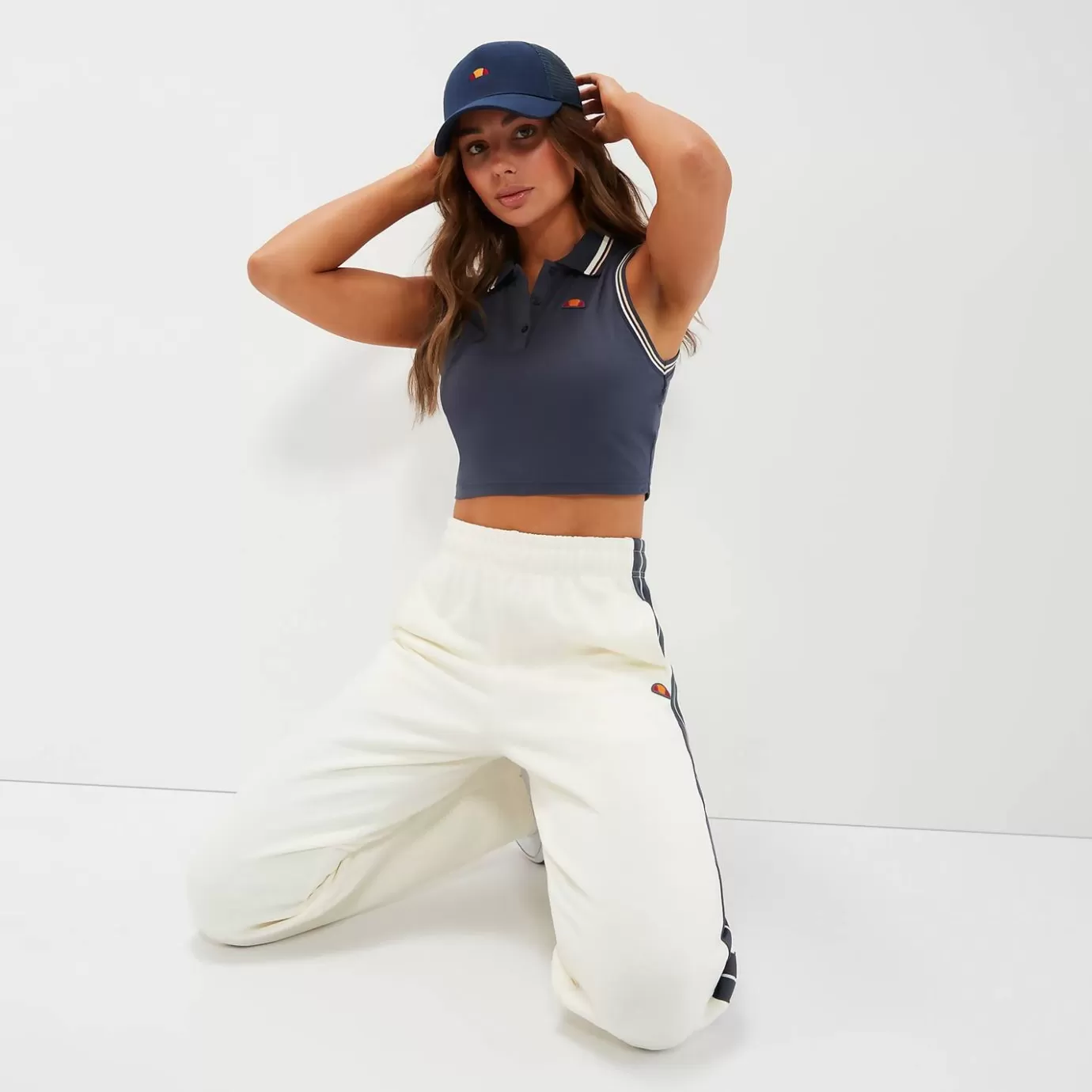 Ellesse Tops | Tops | Festival Looks-Women's Villati Crop Vest Dark Blue